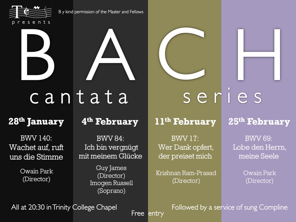 TCMS Bach Cantata Series 2015